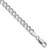 Sterling Silver Rhodium-plated 5.5mm Pav‚ Curb Chain - QC-1A77A834-1517