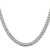 Sterling Silver Rhodium-plated 5.5mm Pav‚ Curb Chain - QC-231336C8-3939