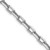 Sterling Silver Rhodium-plated 5.75mm Diamond-cut Long Link Cable Chain - QA-F93731F7-5881
