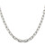 Sterling Silver Rhodium-plated 5.75mm Diamond-cut Long Link Cable Chain - QA-F93731F7-5881