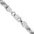 Sterling Silver Rhodium-plated 5.75mm Diamond-cut Rope Chain - QD-6E2391E0-7154
