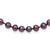 Sterling Silver Rhodium-plated 5-6mm Black Near-Round Freshwater Cultured Pearl 16 inch Necklace
