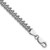 Sterling Silver Rhodium-plated 5mm Domed w/ Side D/C Curb Chain - QR-DF684AD6-6587