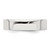 Sterling Silver Rhodium-plated 5mm Flat Size 12 Band