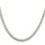 Sterling Silver Rhodium-plated 5mm Round Spiga Chain - QS-6843A66B-2858