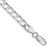 Sterling Silver Rhodium-plated 6.25mm D/C Square Curb Chain - QF-B77CC016-8248