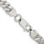 Sterling Silver Rhodium-plated 6.4mm Polished Domed Curb Chain - QD-00BD8AC6-4737