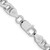 Sterling Silver Rhodium-plated 6.5mm D/C Flat Anchor Curb Chain - QF-4E0DACAB-8058