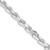 Sterling Silver Rhodium-plated 6.5mm Diamond-cut Rope Chain - QD-8E8D37AE-8017
