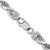 Sterling Silver Rhodium-plated 6.5mm Diamond-cut Rope Chain - QD-8E8D37AE-8017