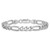 Sterling Silver Rhodium-plated 6.5mm Figaro Chain - QF-11DAD1A4-6488