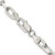 Sterling Silver Rhodium-plated 6.65mm Diamond-cut Long Link Cable Chain - QA-417FBF26-8636