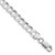Sterling Silver Rhodium-plated 6.75mm Concave Beveled Curb Chain - QC-4DC2F2A5-1851