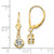 14k 5mm Cubic Zirconia Leverback Earrings - XL-DBB1D7FC-4272