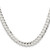 Sterling Silver Rhodium-plated 6.75mm Concave Beveled Curb Chain - QC-8A4E601F-5096
