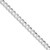 Sterling Silver Rhodium-plated 6.75mm Concave Beveled Curb Chain - QC-BF8C04AF-9209