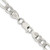 Sterling Silver Rhodium-plated 6.75mm Pav‚ Flat Figaro Chain - QF-A1D14203-7699