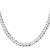Sterling Silver Rhodium-plated 6.8mm Flat Curb Chain - QL-92CA3F22-1711
