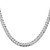 Sterling Silver Rhodium-plated 6mm Beveled Curb Chain - QF-29D4791B-7396