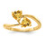 14k 5mm Heart Citrine ring