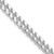 Sterling Silver Rhodium-plated 6mm Domed w/ Side D/C Curb Chain - QR-80813DE4-6936