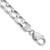 Sterling Silver Rhodium-plated 7.2mm D/C Square Curb Chain - QF-836CF8D9-5347
