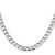 Sterling Silver Rhodium-plated 7.2mm D/C Square Curb Chain - QF-B5BB8B0A-2469