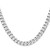 Sterling Silver Rhodium-plated 7.5mm Curb Chain - QC-5626B415-4503