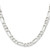 Sterling Silver Rhodium-plated 7.5mm Figaro Chain - QF-EDB5FBE6-8569