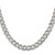 Sterling Silver Rhodium-plated 7.5mm Pav‚ Curb Chain - QC-AE03C38B-4679