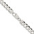 Sterling Silver Rhodium-plated 7.8mm Concave Beveled Curb Chain - QC-32ABA288-2526