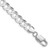 Sterling Silver Rhodium-plated 7.8mm Concave Beveled Curb Chain - QC-5D24F1AF-8668