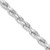 Sterling Silver Rhodium-plated 7.8mm Diamond-cut Rope Chain - QD-1E6AE31C-3879