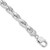Sterling Silver Rhodium-plated 7.8mm Diamond-cut Rope Chain - QD-2FAE8E5E-8622