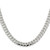 Sterling Silver Rhodium-plated 7.8mm Polished Domed Curb Chain - QD-5277E661-4512