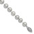 Sterling Silver Rhodium-plated 7-8mm Grey Near-Round Freshwater Cultured Pearl 7.25 inch Bracelet