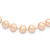 Sterling Silver Rhodium-plated 7-8mm Pink Near-Round Freshwater Cultured Pearl 16 inch Necklace