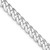 Sterling Silver Rhodium-plated 7mm Beveled Curb Chain - QF-38E328ED-6688