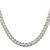 Sterling Silver Rhodium-plated 7mm Pav‚ Curb Chain - QC-B1FD6FE9-1361