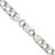 Sterling Silver Rhodium-plated 6.25mm D/C Square Curb Chain - QF-819D1E23-3910