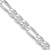Sterling Silver Rhodium-plated 8.25mm Figaro Anchor Chain - QA-EFE6F17D-6678