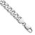 Sterling Silver Rhodium-plated 8.5mm Beveled Curb Chain - QF-01D60042-8013