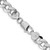 Sterling Silver Rhodium-plated 8.5mm Beveled Curb Chain - QF-B10CC45F-1485
