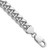 Sterling Silver Rhodium-plated 8.5mm Domed w/ Side D/C Curb Chain - QR-2D157466-8847