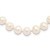 Sterling Silver Rhodium-plated 8-9mm White Near-Round Freshwater Cultured Pearl 20 inch Necklace