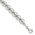 Sterling Silver Rhodium-plated 8mm Beaded 7.5in Bracelet