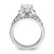 Sterling Silver Rhodium-plated 8mm CZ Ring & 2 CZ Band Set - QR-E03EF6B9-7073