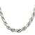 Sterling Silver Rhodium-plated 9.0mm Diamond-cut Rope Chain - QD-69B4C0FD-2986
