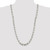 Sterling Silver Rhodium-plated 9.0mm Diamond-cut Rope Chain - QD-A299BB90-9094