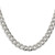 Sterling Silver Rhodium-plated 9.3mm Pav‚ Curb Chain - QC-61625EBF-9856